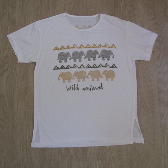 UNBRANDED Wild Animal Elephant Safari T-Shirt - Picture 2 of 10